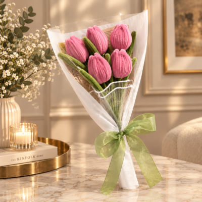 Bouquet Tulipes roses
