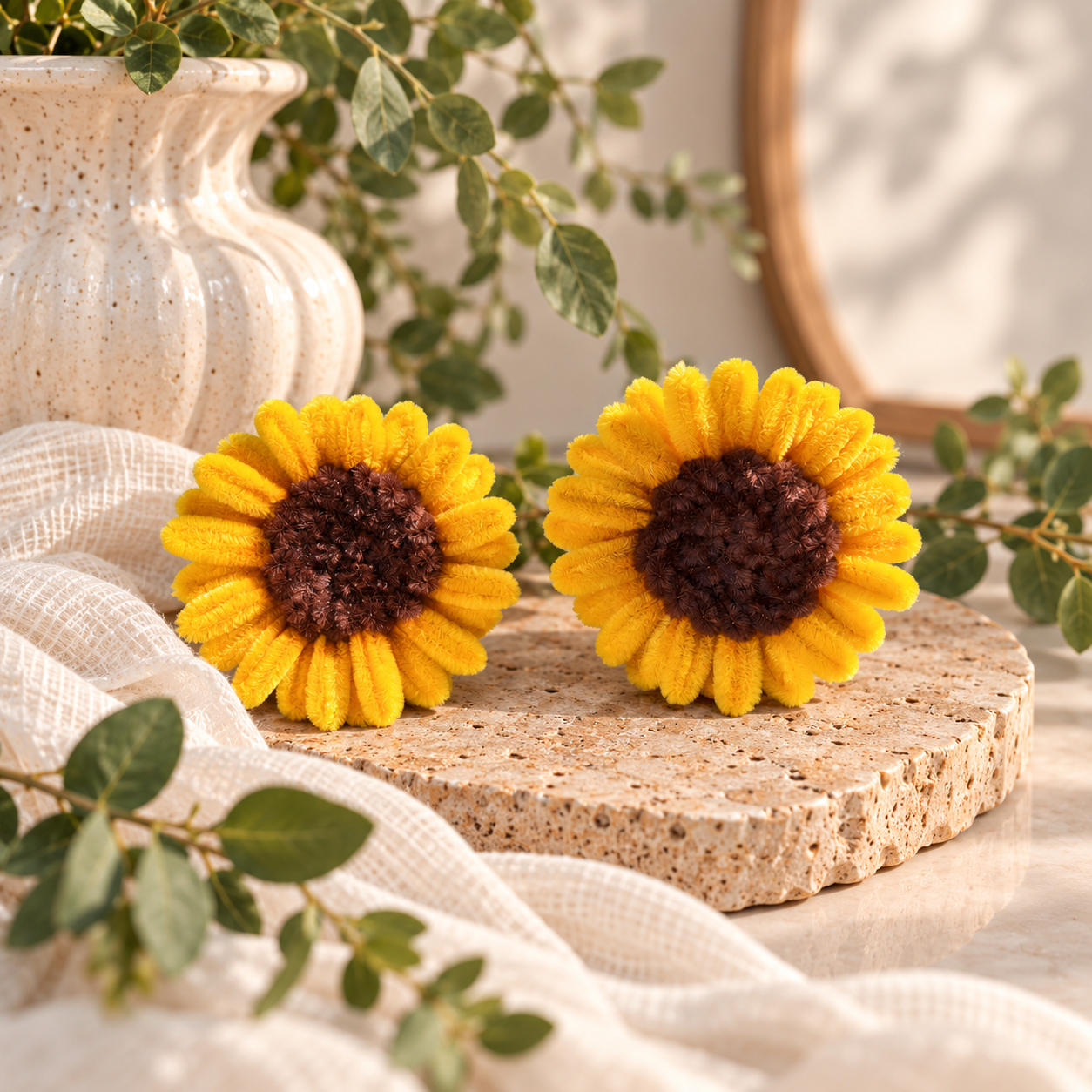 Décoration tournesol pour voiture – Image 2