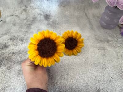 Accessoire grille voiture tournesol