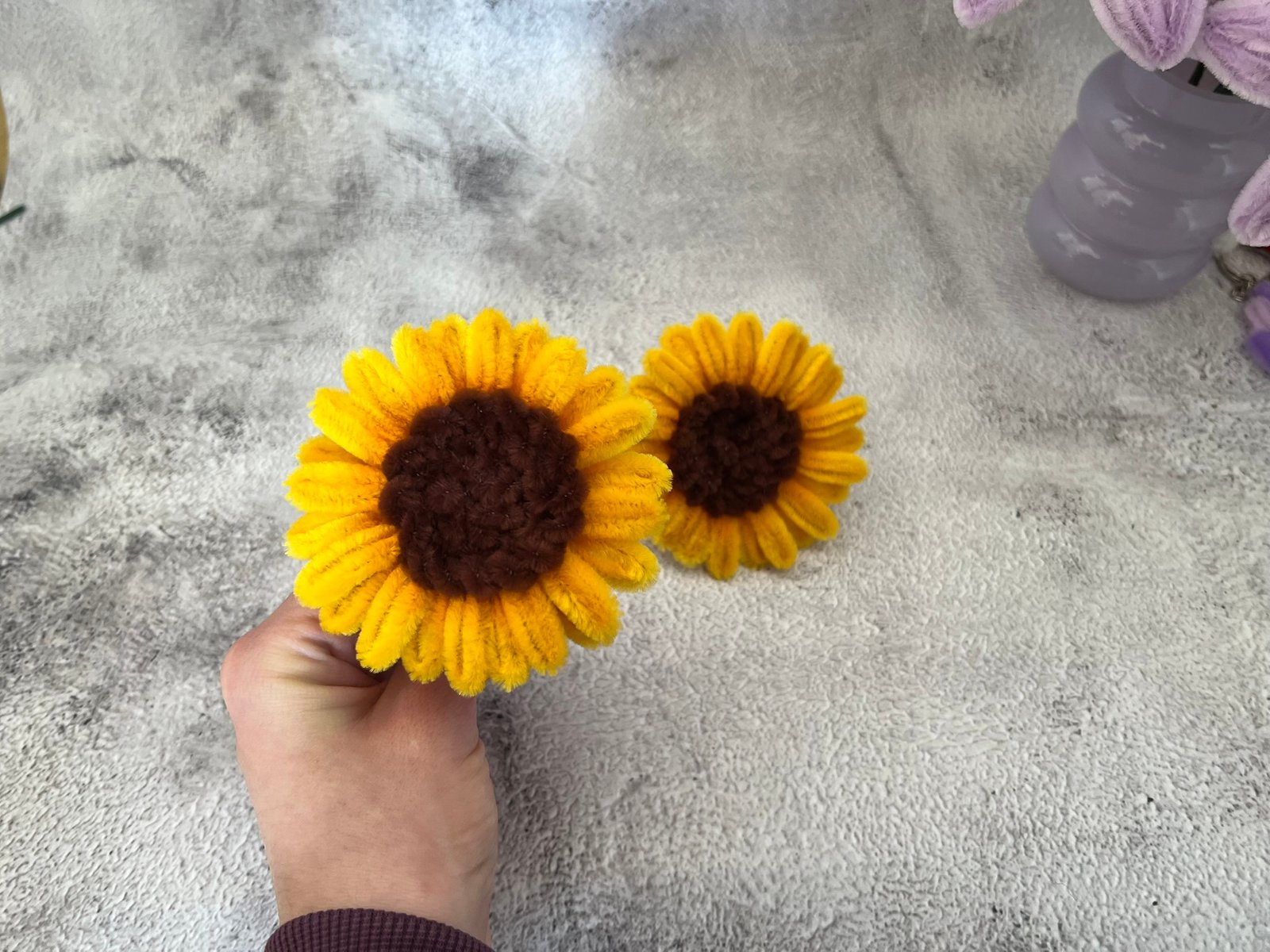 Accessoire grille voiture tournesol