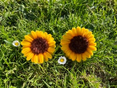 Accessoire grille voiture tournesol