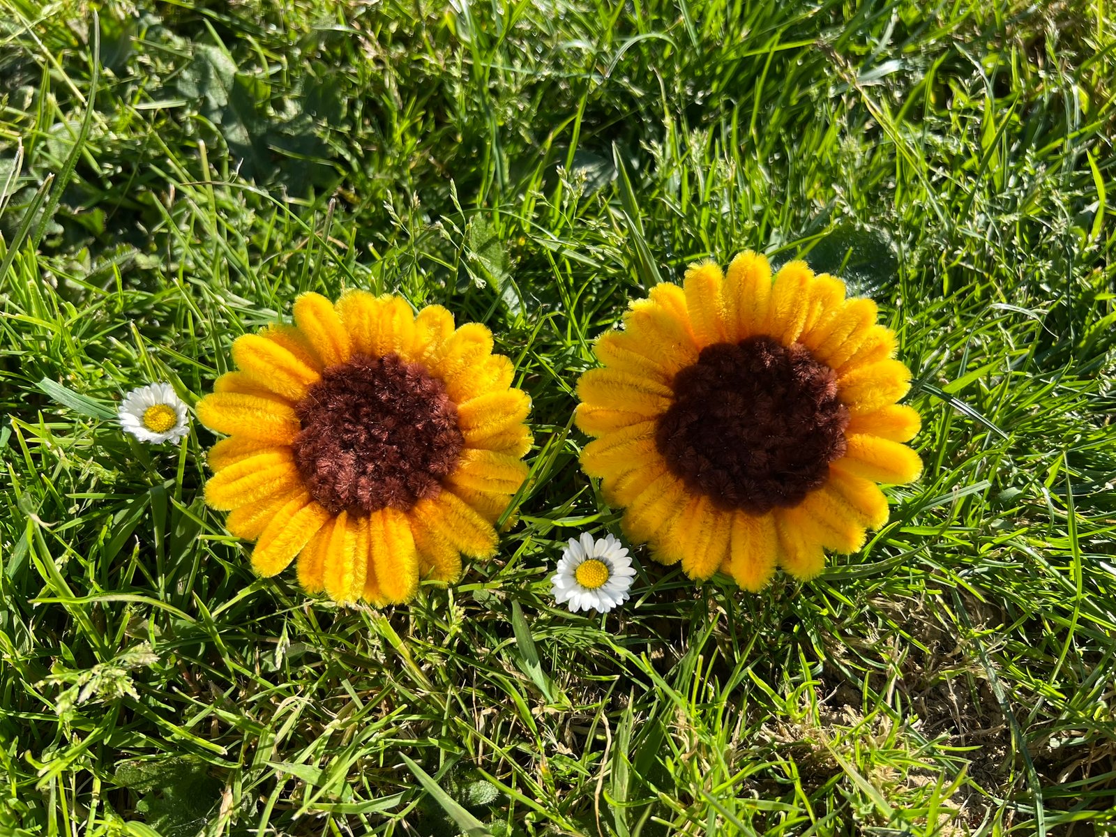 Accessoire grille voiture tournesol