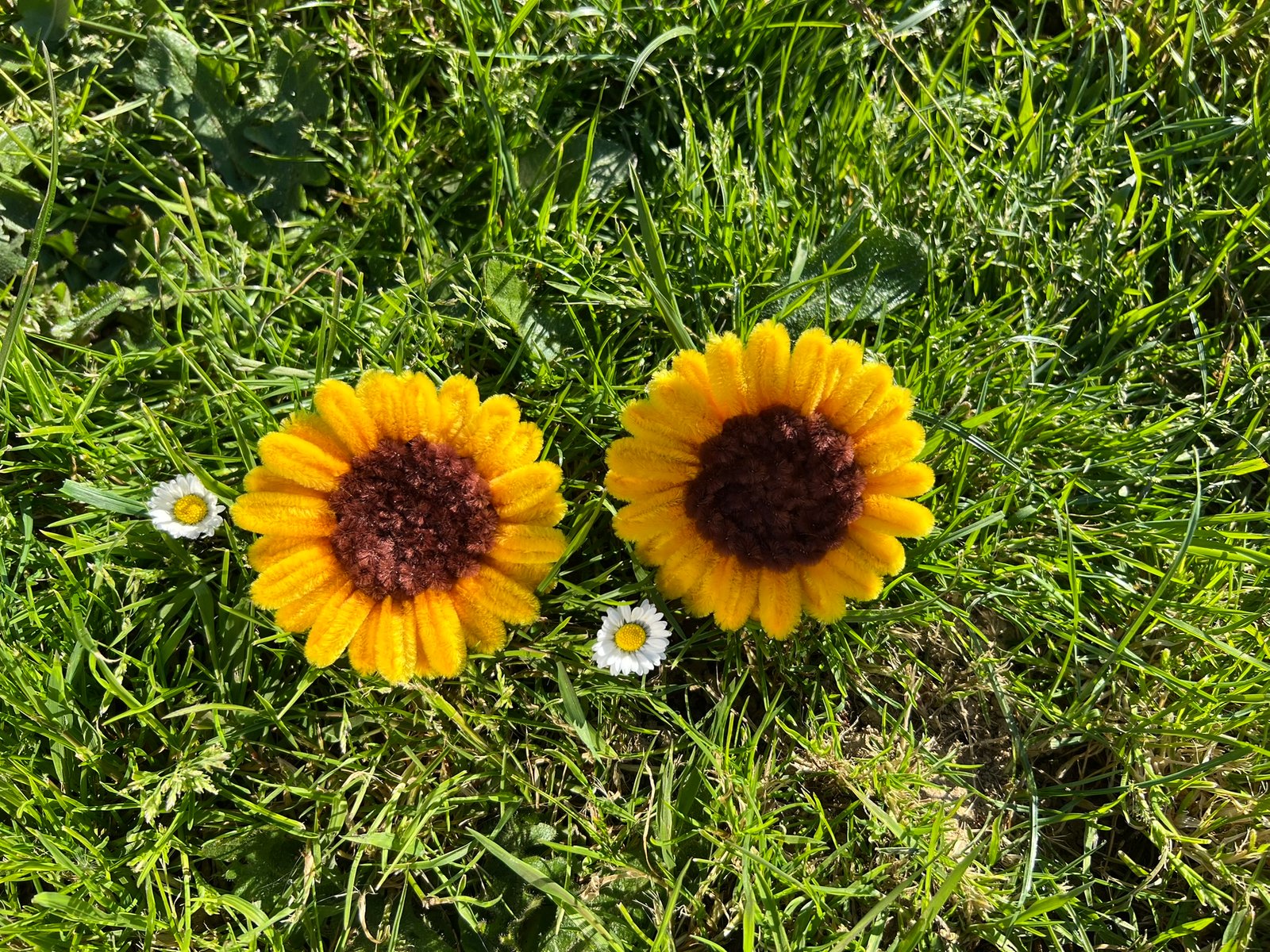 Accessoire grille voiture tournesol