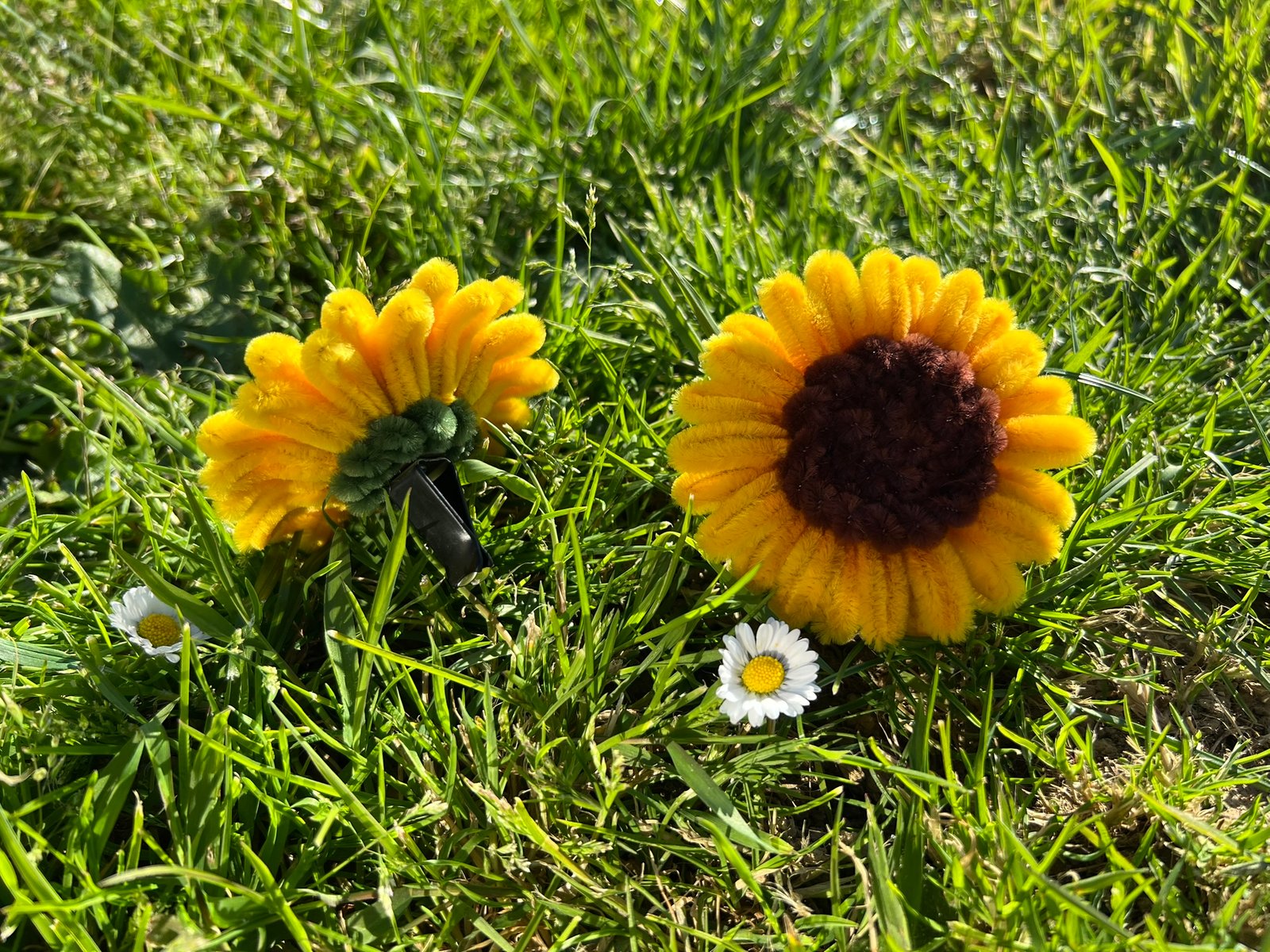 Accessoire grille voiture tournesol